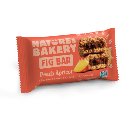 NATURES BAKERY Whole Wheat Peach Apricot Fig Bar, PK84 1501040090